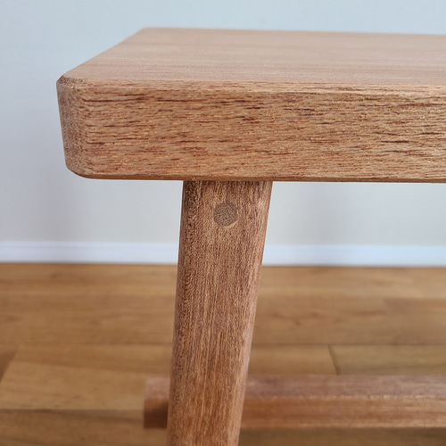 1点のみ】長方形ラワンスツール サイドテーブル ミニテーブル 作業台