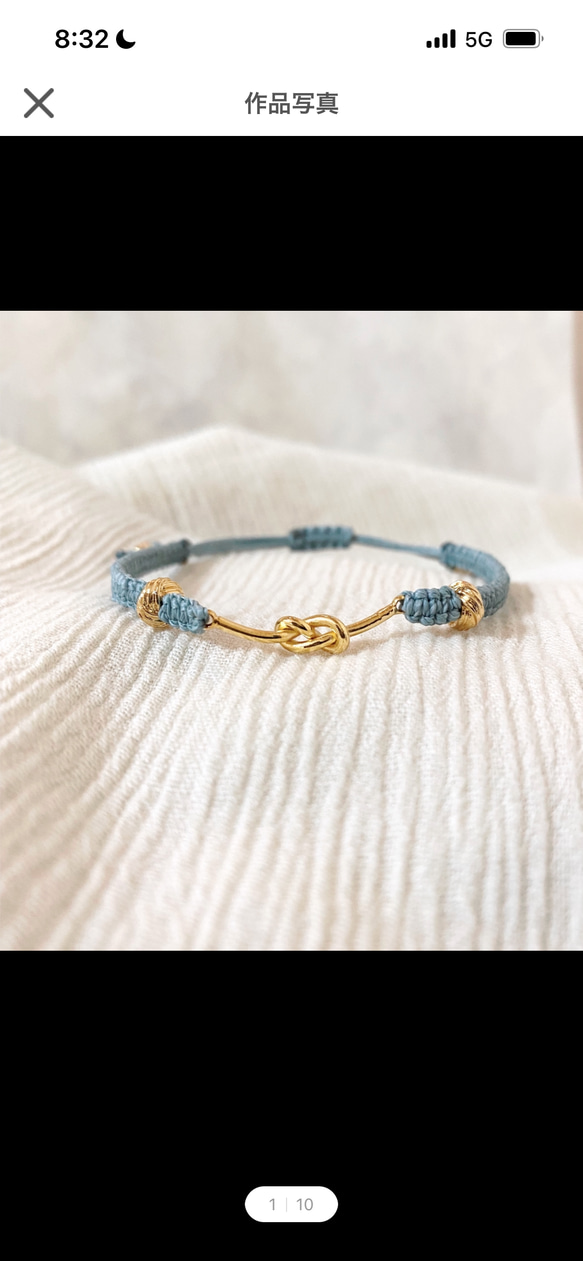 musubi 〜結〜　anklet bracelet 1枚目の画像