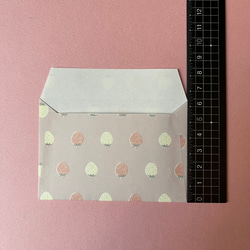 送料込み　いちご柄折り紙　ミニ封筒　4柄×各5枚20枚セット︎ 4枚目の画像