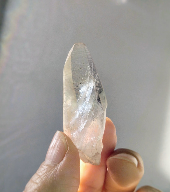 とんがり◆ガネーシュヒマール産水晶46mm 2枚目の画像