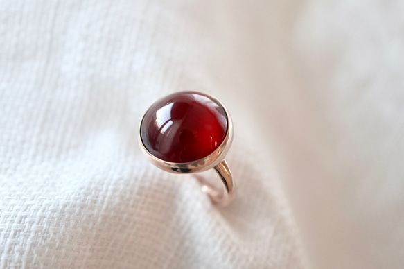 K10[ザクロワインのgarnet ]ring 2枚目の画像