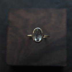 dendritic quartz silver ring (harumachi) 2枚目の画像