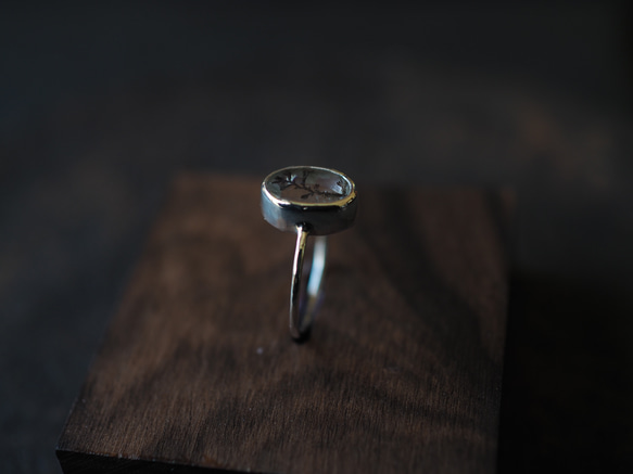 dendritic quartz silver ring (harumachi) 10枚目の画像