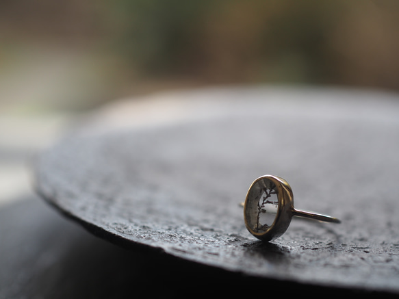 dendritic quartz silver ring (harumachi) 6枚目の画像