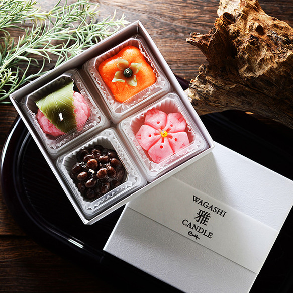 和菓子キャンドル「雅」貼箱入り 8枚目の画像