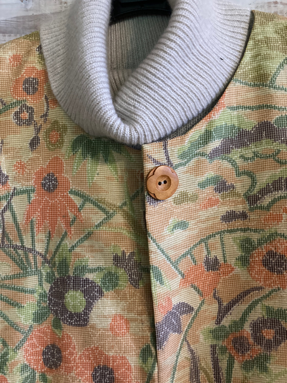 着物リメイク羽織コート 3枚目の画像