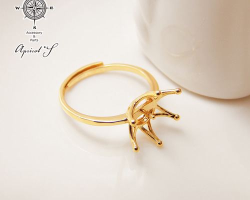 高級　リング　指輪　ブリンブリン　サイズ8 ゴールデン　金色　アクセサリー 86e20fb14b5b40d583e8490e666316