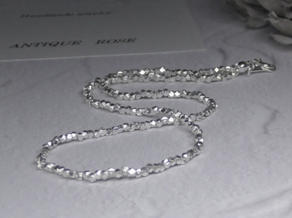 ❮再販×17❯ No. 24 カレンシルバー★ ネックレス (チョーカー・ショートネックレス) 3枚目の画像