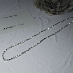 ❮再販×17❯ No. 24 カレンシルバー★ ネックレス (チョーカー・ショートネックレス) 5枚目の画像