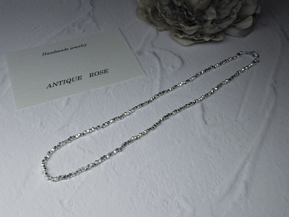 ❮再販×17❯ No. 24 カレンシルバー★ ネックレス (チョーカー・ショートネックレス) 5枚目の画像