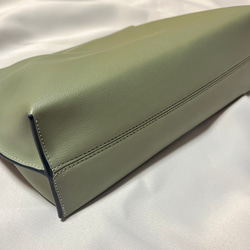 本革　巾着バッグ　ショルダーバッグ　バッグ 9枚目の画像