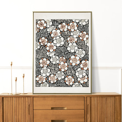 【最終価格】押し花アート額【タテ54cm×ヨコ45cm】 和風モダン 最終価格】押し花アート額【タテ54cm×ヨコ45cm】 和風モダン