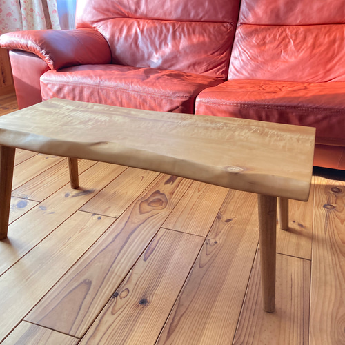 栃 一枚板 ローテーブル センターテーブル 栃 一枚板 ローテーブル センターテーブル