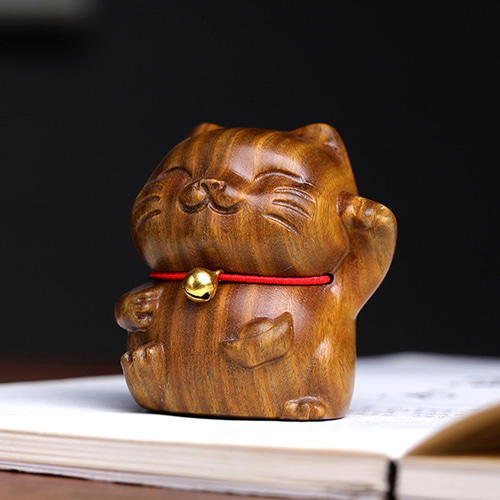木彫 柘植 犬 置物 十二支 木製 動物 工芸品（清代 古玉 旧藏