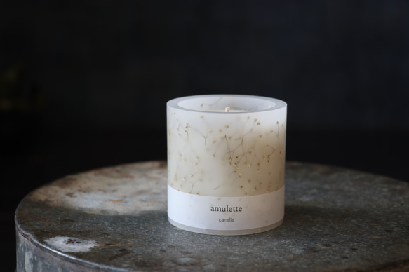 ボタニカルアロマキャンドル［カスミソウ］ キャンドル・キャンドル