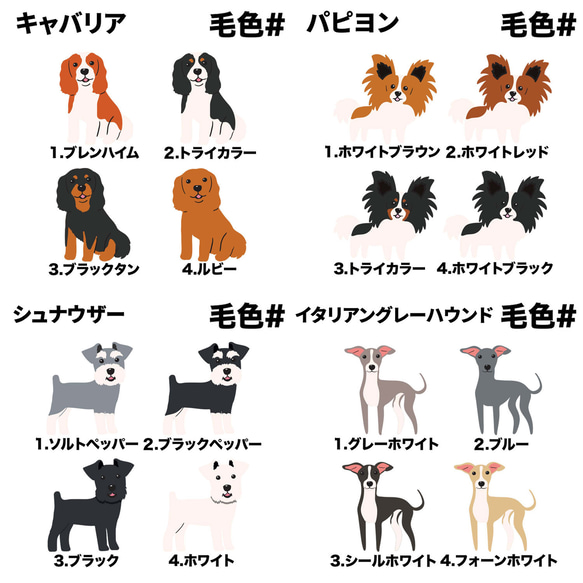 【犬種選べる！パステルカラーフラットポーチ 】 日本製 受注生産 かわいい　犬　ペット　うちの子　プレゼント 5枚目の画像