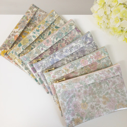 PVCクリアポーチ＊リバティ ラミネート＊アレキサンダー・マーブル