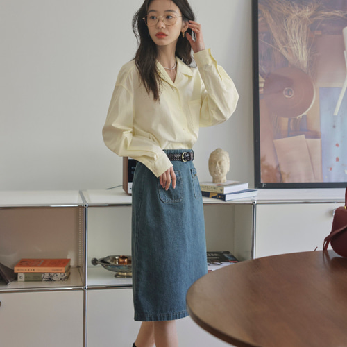 ゆるっと着れるデニムジャケット！スカート セットアップ スプリング