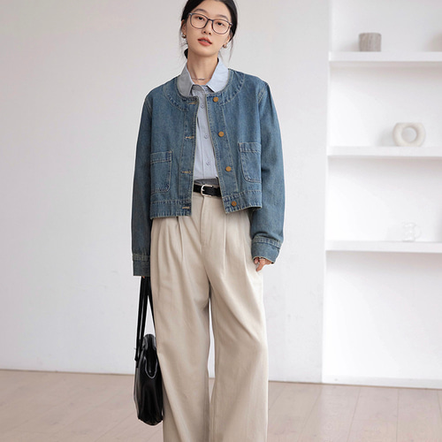 軽さが自慢の大人Gジャン デニムジャケット レディース ノー
