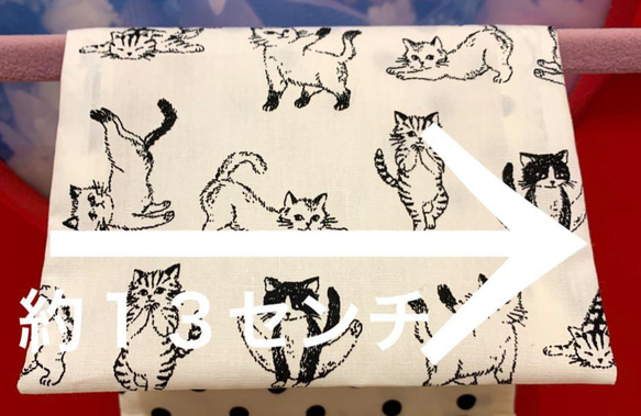 猫トイレットペーパーホルダーカバー　ネコ柄トイレットペーパーホルダーカバー　ネコ　ねこ　猫　ヨガネコ　ヨガ猫　ヨガねこ 6枚目の画像