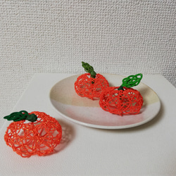みかん　水引パーツ d30ce3c341eeccd8c0b8a63e47fe05