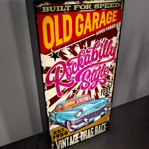 【Lサイズ】ガレージ カーショップ 車 看板 置物 アメリカン雑貨 ライトBOX Lサイズ】ガレージ カーショップ 車 看板 置物 アメリカン雑貨 ライトBOX