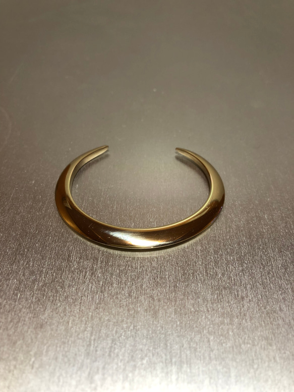 crescent bangle バングル ブレスレット 6枚目の画像