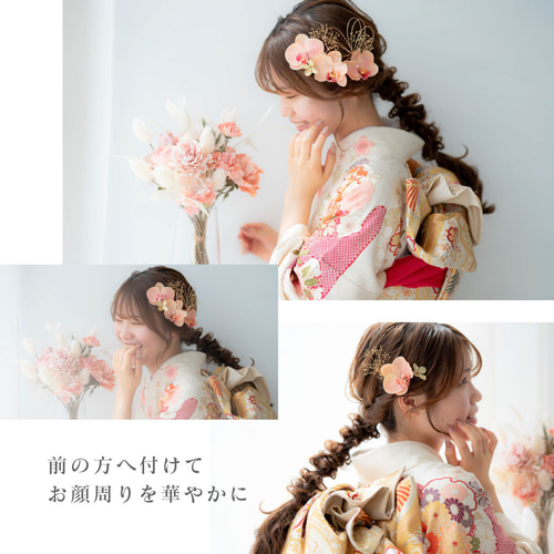七五三 ガーリートーク帽 髪飾り 帽子 ヘアアクセ 着物 キッズ 3 七五三 ガーリートーク帽 髪飾り 帽子 ヘアアクセ 着物 キッズ 3