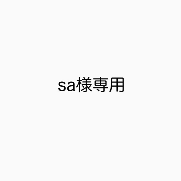 sa様専用 1枚目の画像