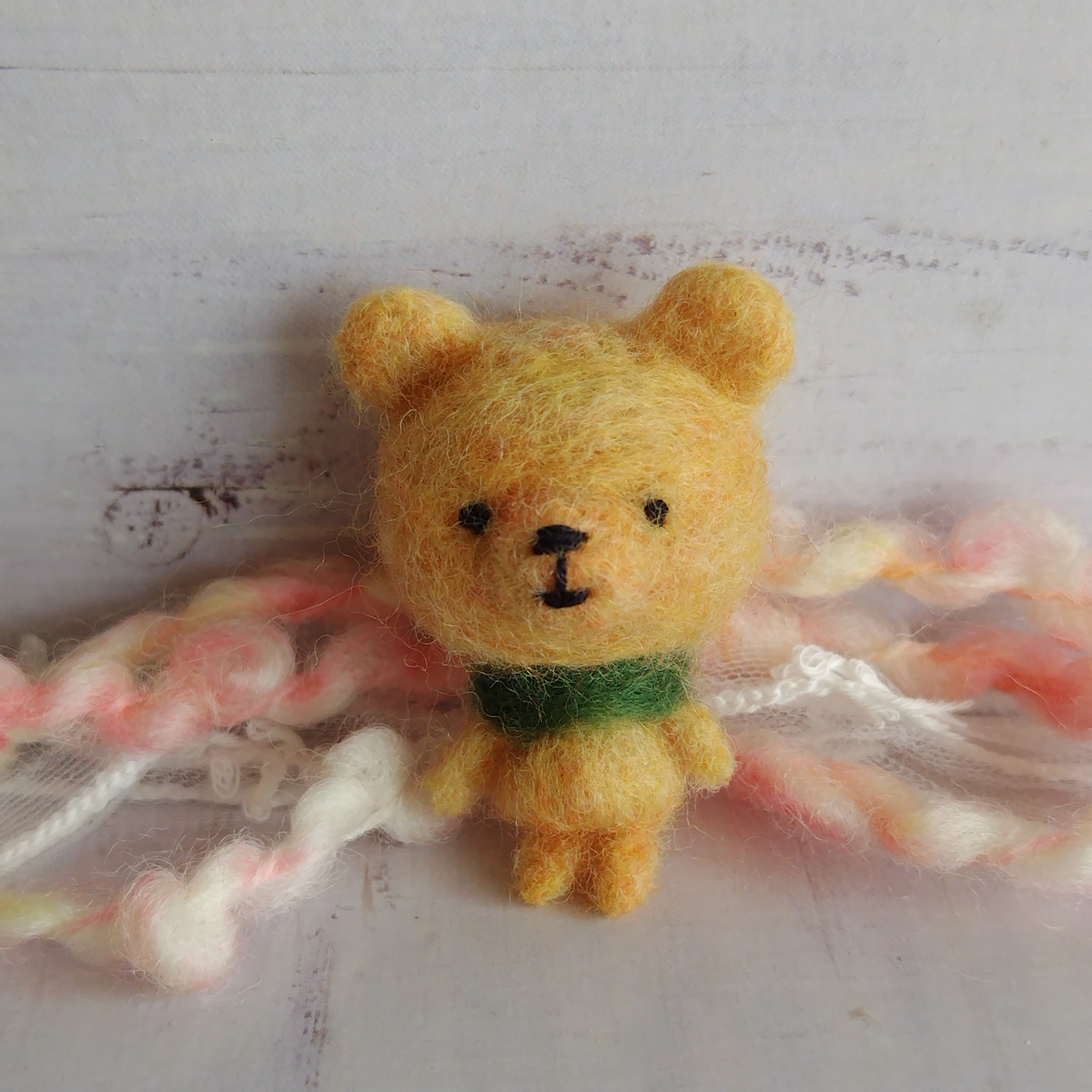 sakura 人気作家 羊毛フェルト テディベア ハンドメンド ぬいぐるみ