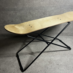 スケートボード　スケボー　テーブル　椅子　イス　チェア　ベンチ　サイドテーブル　コーヒーテーブル　ミニテーブル　81 3枚目の画像