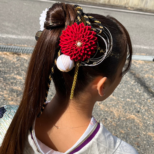 つまみ細工髪飾り ワインレッド 振袖 袴 色打掛 成人式 卒業式 つまみ細工髪飾り ワインレッド 振袖 袴 色打掛 成人式 卒業式