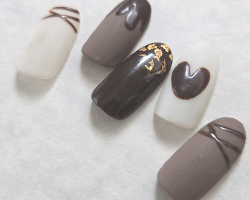 チョコレートネイル ネイルチップ（つけ爪） ak's gallery 通販