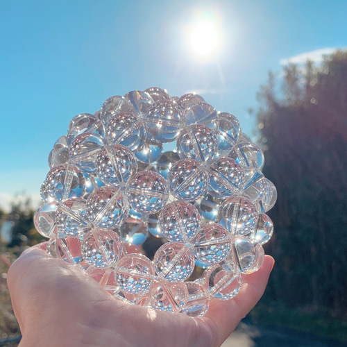 神聖幾何学フラーレン(AAAクリスタル 10mm)】⭐️浄化⭐️自分 神聖幾何学フラーレン(AAAクリスタル 10mm)】⭐️浄化⭐️自分