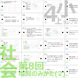 中学受験 暗記カード【4年上 理科・社会 全セット 1-19回】 組分けテスト対策 5枚目の画像