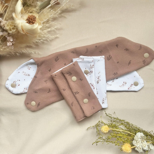 7_miyu_ 首周りカバー単品 リバーシブル 抱っこ紐（エルゴ用）首まわりのよだれカバーの作り方