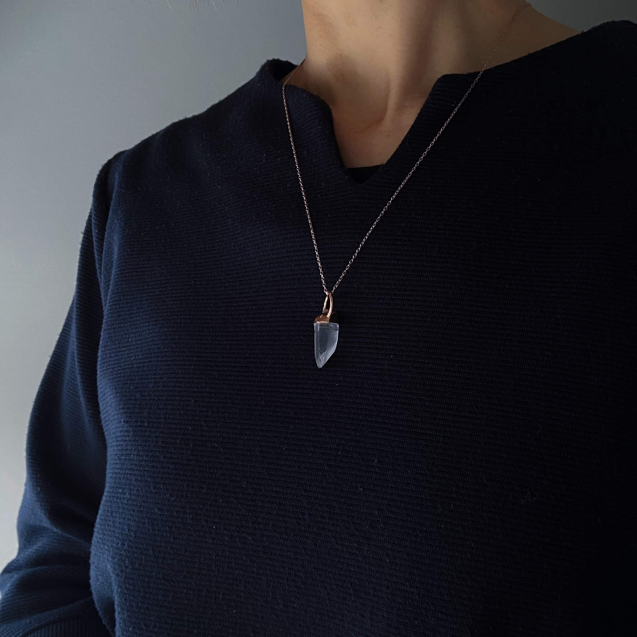 レムリアンシードクリスタルのネックレス