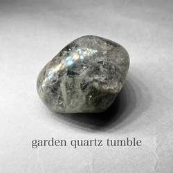 garden quartz tumble / ガーデンクォーツタンブル 11 ( レインボーあり ) 1枚目の画像