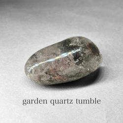 garden quartz tumble / ガーデンクォーツタンブル 12 ( レインボーあり ) 1枚目の画像