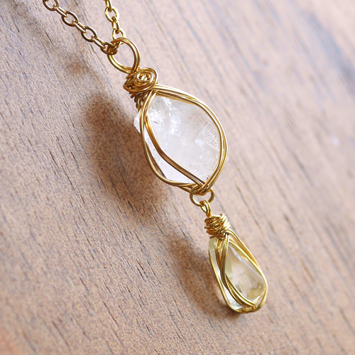 宝石質 ヘルデライト ペンダントトップ◇