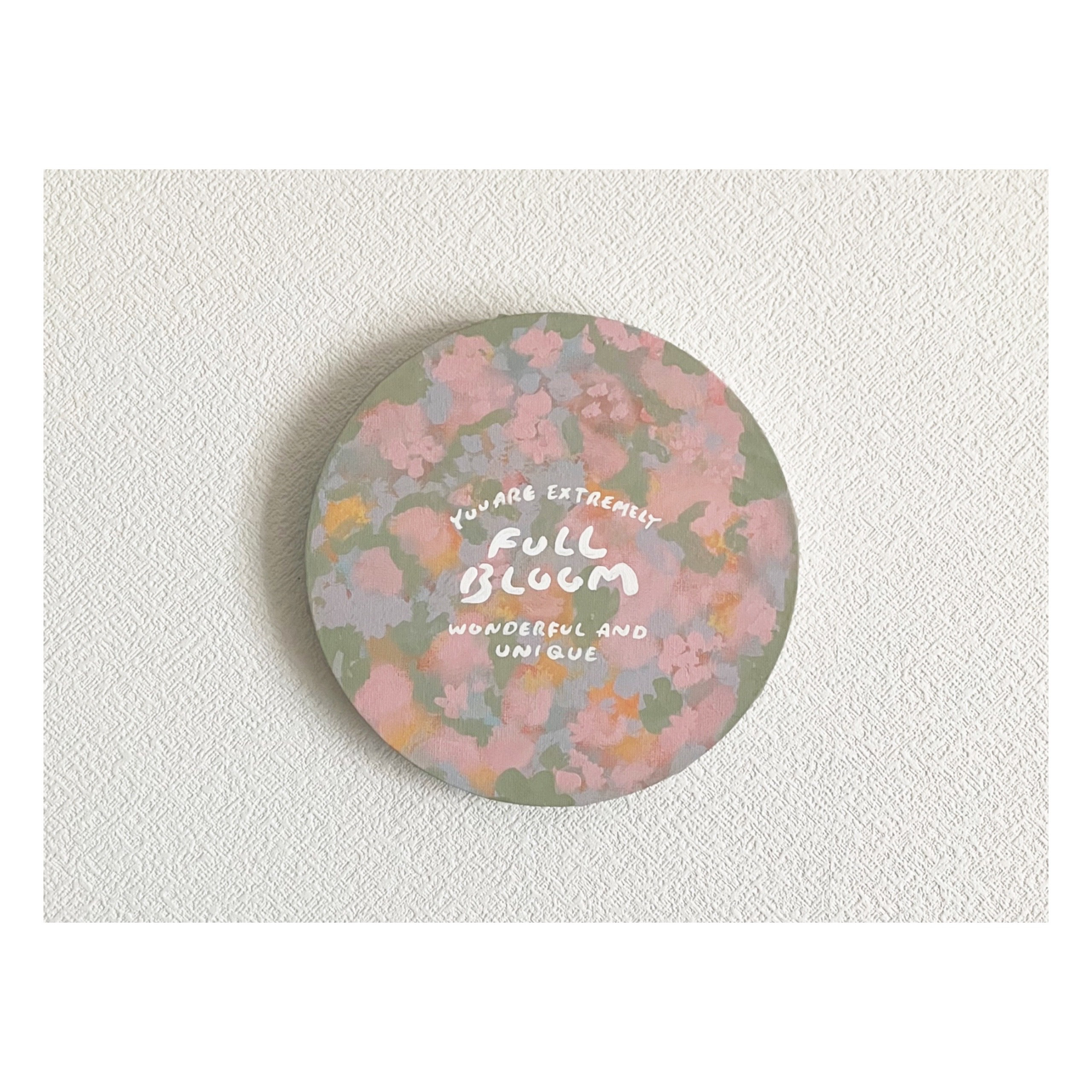 【原画】Art Panel circle / FULL BLOOM アートパネル