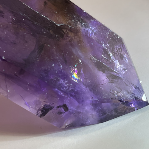龍脈水晶✨ ファントム アメトリン ポリッシュ ポイント 原石 千層水晶