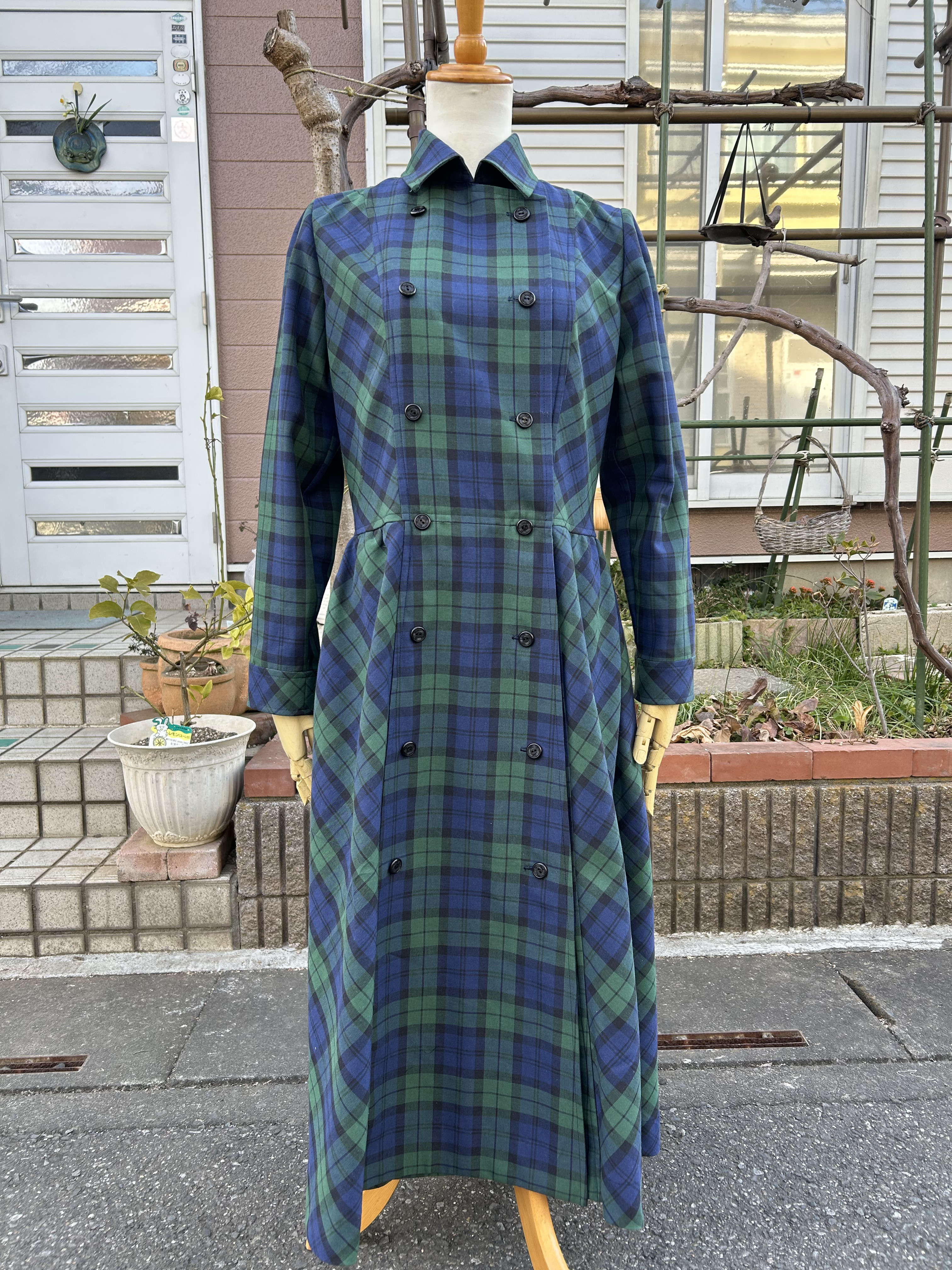 ブラックチェック❤︎バイヤス切り替えOP