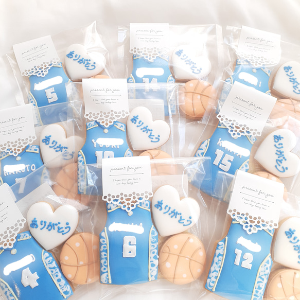 【5袋からフルオーダー】ユニフォーム•制服 オーダーアイシングクッキー 15枚目の画像