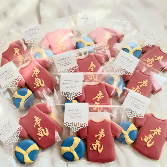 【5袋からフルオーダー】ユニフォーム•制服 オーダーアイシングクッキー 13枚目の画像