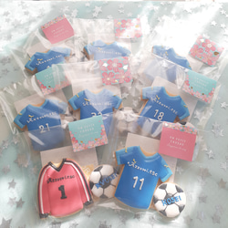 【5袋からフルオーダー】ユニフォーム•制服 オーダーアイシングクッキー 11枚目の画像