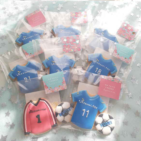 【5袋からフルオーダー】ユニフォーム•制服 オーダーアイシングクッキー 11枚目の画像