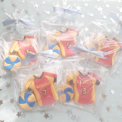 【5袋からフルオーダー】ユニフォーム•制服 オーダーアイシングクッキー 10枚目の画像