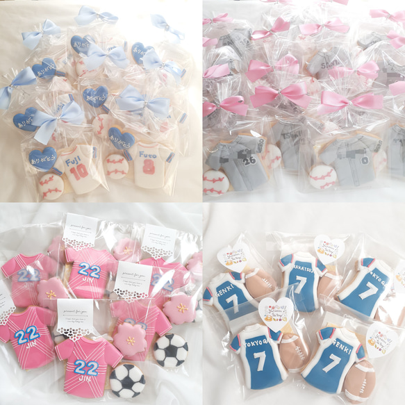 【5袋からフルオーダー】ユニフォーム•制服 オーダーアイシングクッキー 20枚目の画像