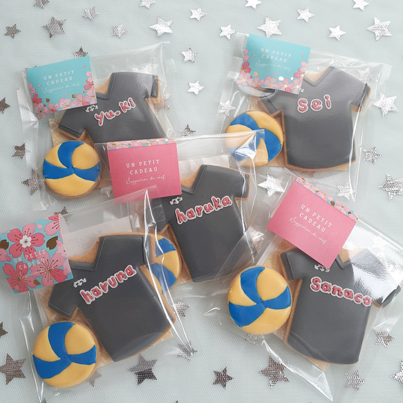 【5袋からフルオーダー】ユニフォーム•制服 オーダーアイシングクッキー 7枚目の画像